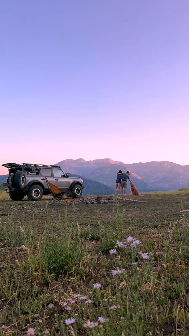Instagram post by @andrew__muse for Ford Bronco. Caption reads: #TeamBronco_Ambassador - After a tricky dirt road....