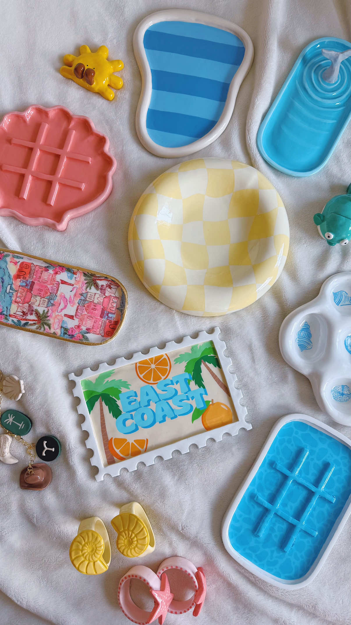 TikTok post by @sincerelyseashell for Alani Nutrition. Caption reads: I’ll pop off with some air dry clay #airdryclay....