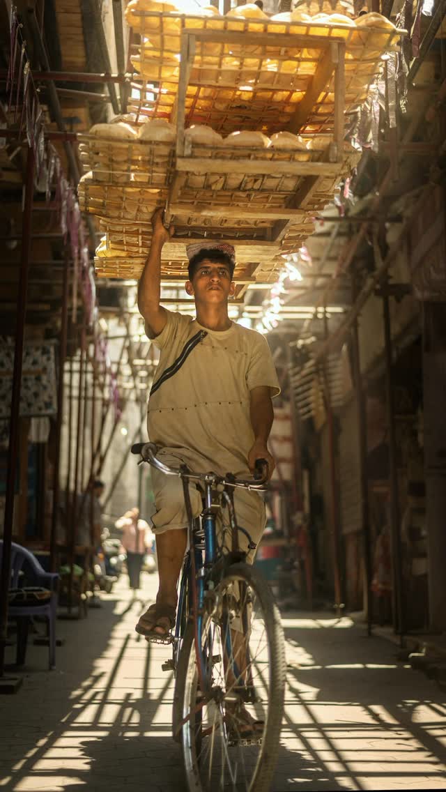 Instagram post by @ashrafularefin for LADbible. Caption reads: Street photography in Cairo, behind the scene vs....