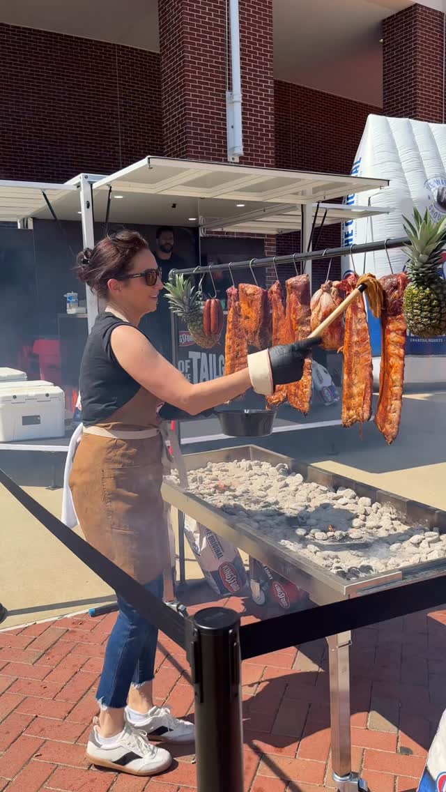 Instagram post by @jesspryles for Kingsford. Caption reads: [...] office. Today I was at Ole Miss with....