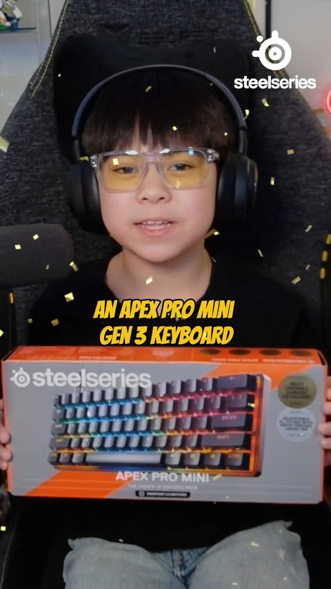 Instagram post by @beastmode_jamo for SteelSeries. Caption reads: Steelseries 25th anniversary giveaway....#ad [...].