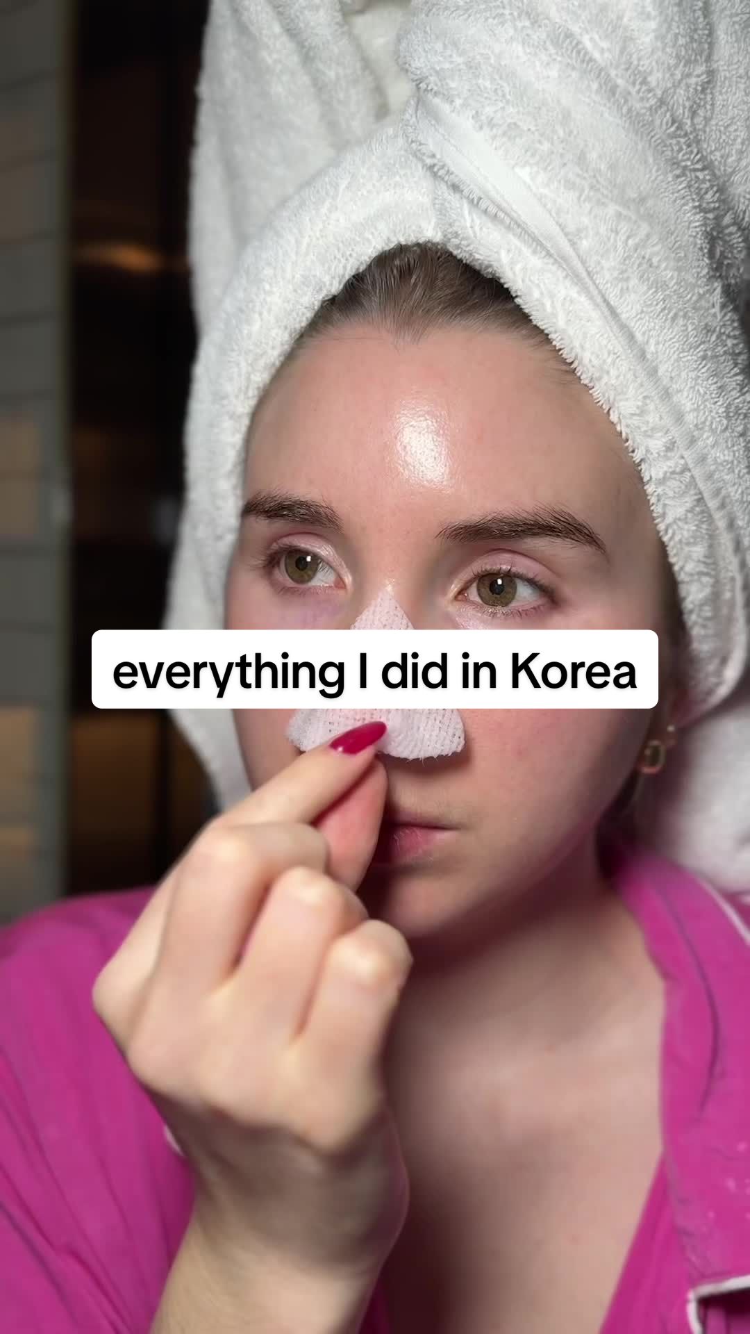 TikTok post by @natalie_oneillll for Yepoda. Caption reads: AD a quick recap of everything we did in Korea....