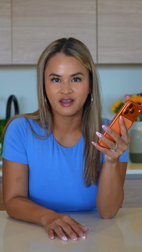 Instagram post by @eatwithcarmen_ for AT&T. Caption reads: [...] see my real-life reactions. Got mine at AT&T....