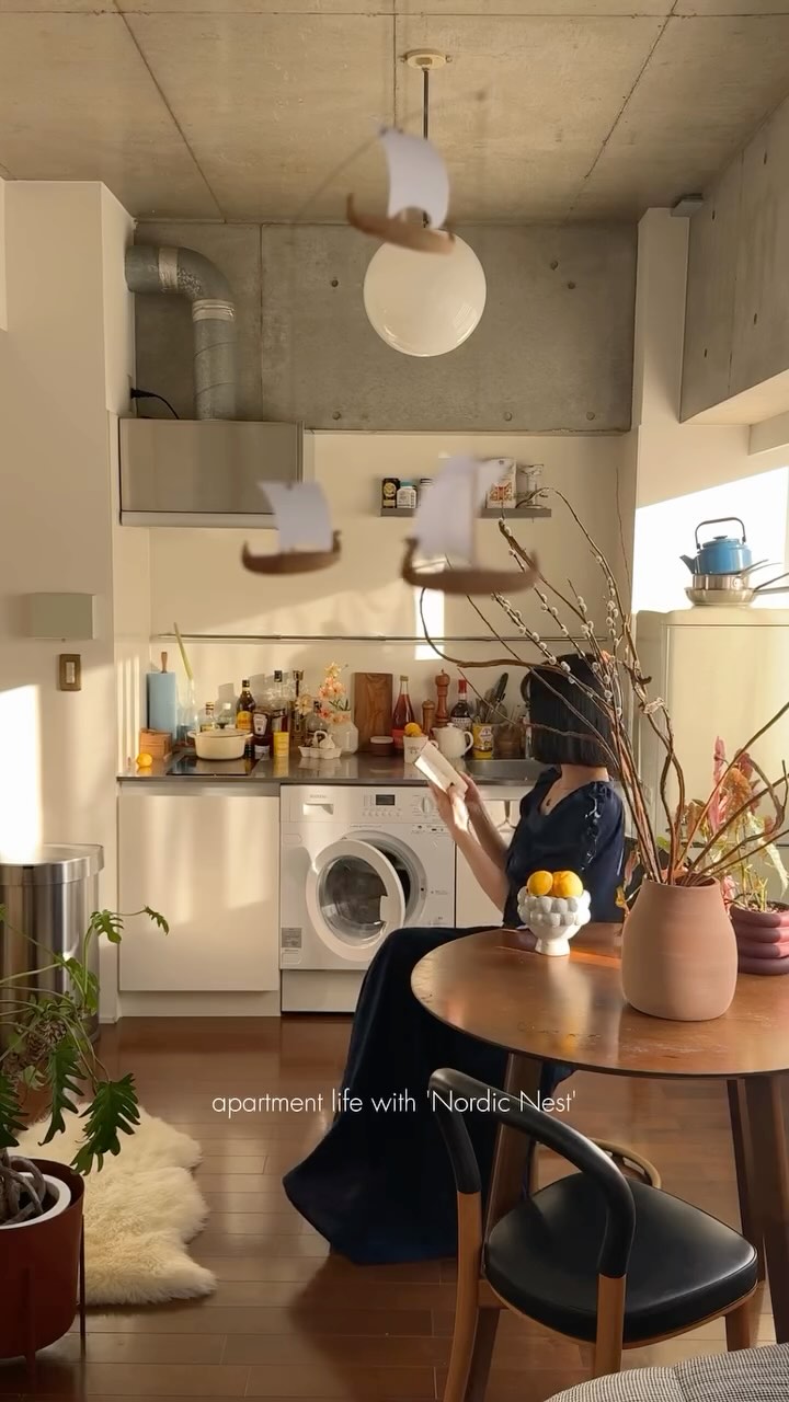 Instagram post by @ru_mami for Nordic Nest Japan. Caption reads: @nordicnest.jp....