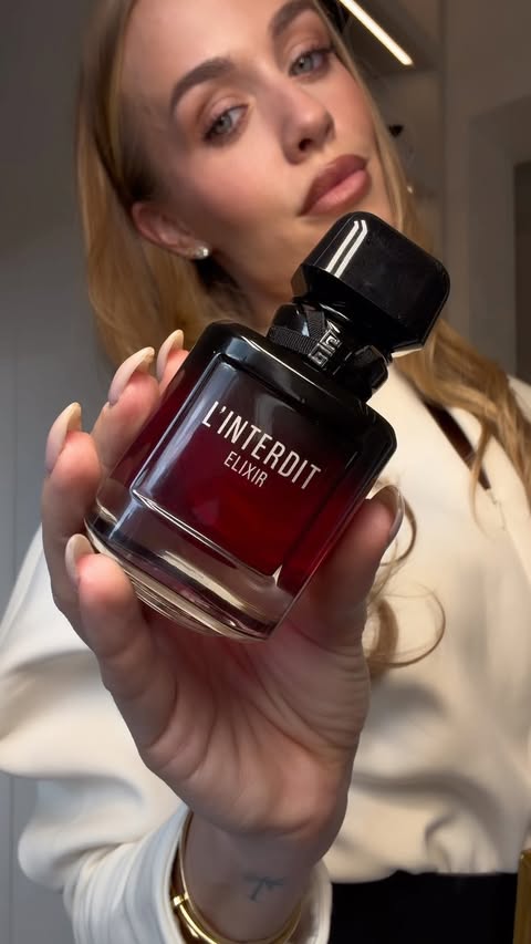 Instagram post by @lottietomlinson for Givenchy Beauty. Caption reads: [...] after dark. GRWM for a night with....