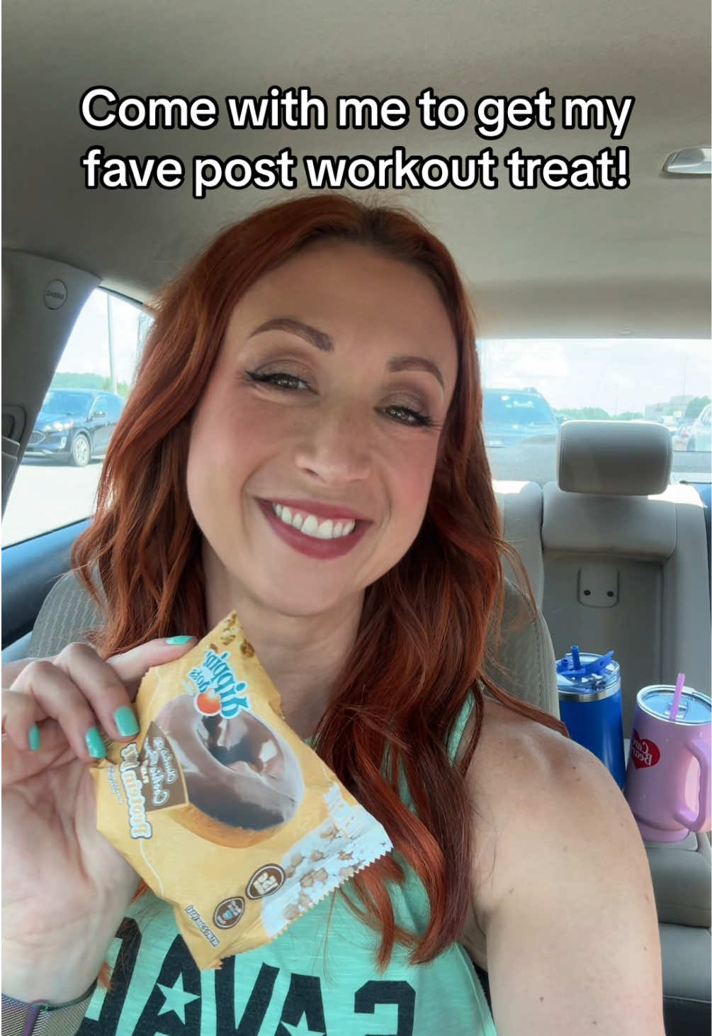 TikTok post by @bombshellwithabarbell for redefinesnacks.com. Caption reads: I got more than one 😆 @redefinefoods ....