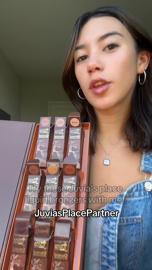 Instagram post by @scarlye07 for Juvia’s Place. Caption reads: I just found my new favorite liquid bronzer thanks....