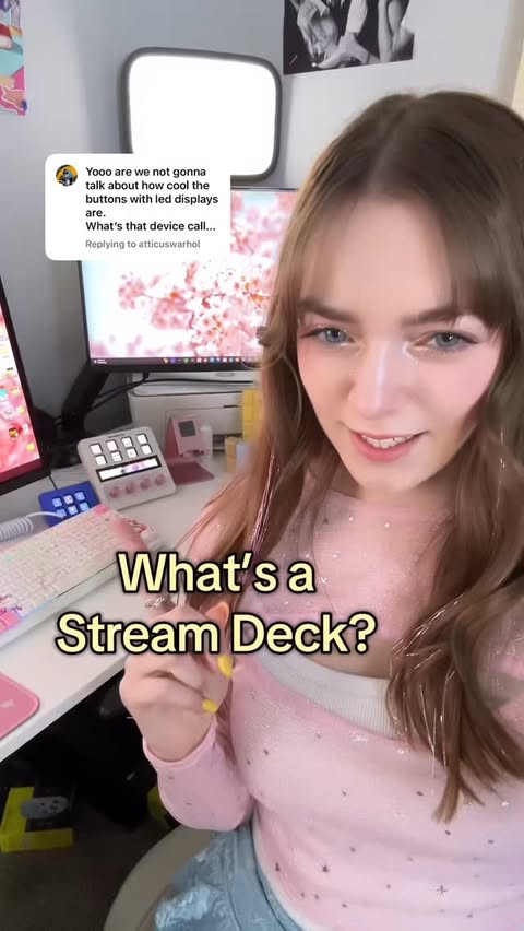 Instagram post by @lexilemonhead for Elgato. Caption reads: [...] a Stream Deck and what do I use it for?....