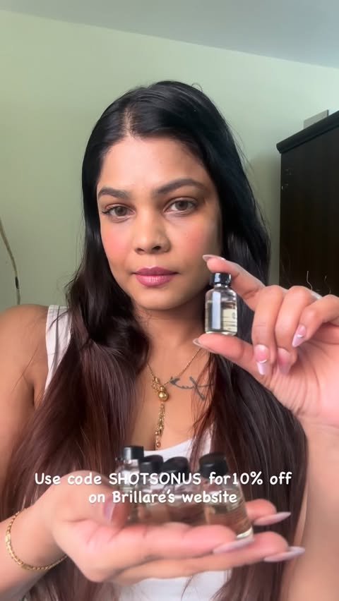 Instagram post by @shiva_kumari_official_ for Brillare. Caption reads: [...] for the growth of new baby hairs with....