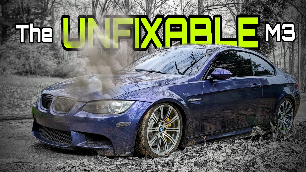 YouTube post by @matt13ross for REDTIGER. Caption reads: I Spent THOUSANDS Rebuilding this E92 M3, and it....