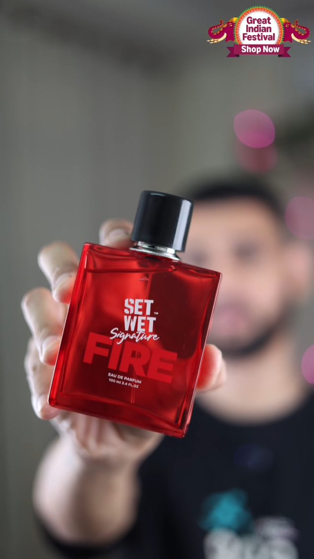 Instagram post by @ashukargeti for WILD STONE. Caption reads: 🔗 Link comment ✨
🛍️ Amazon Great Indian Festival....