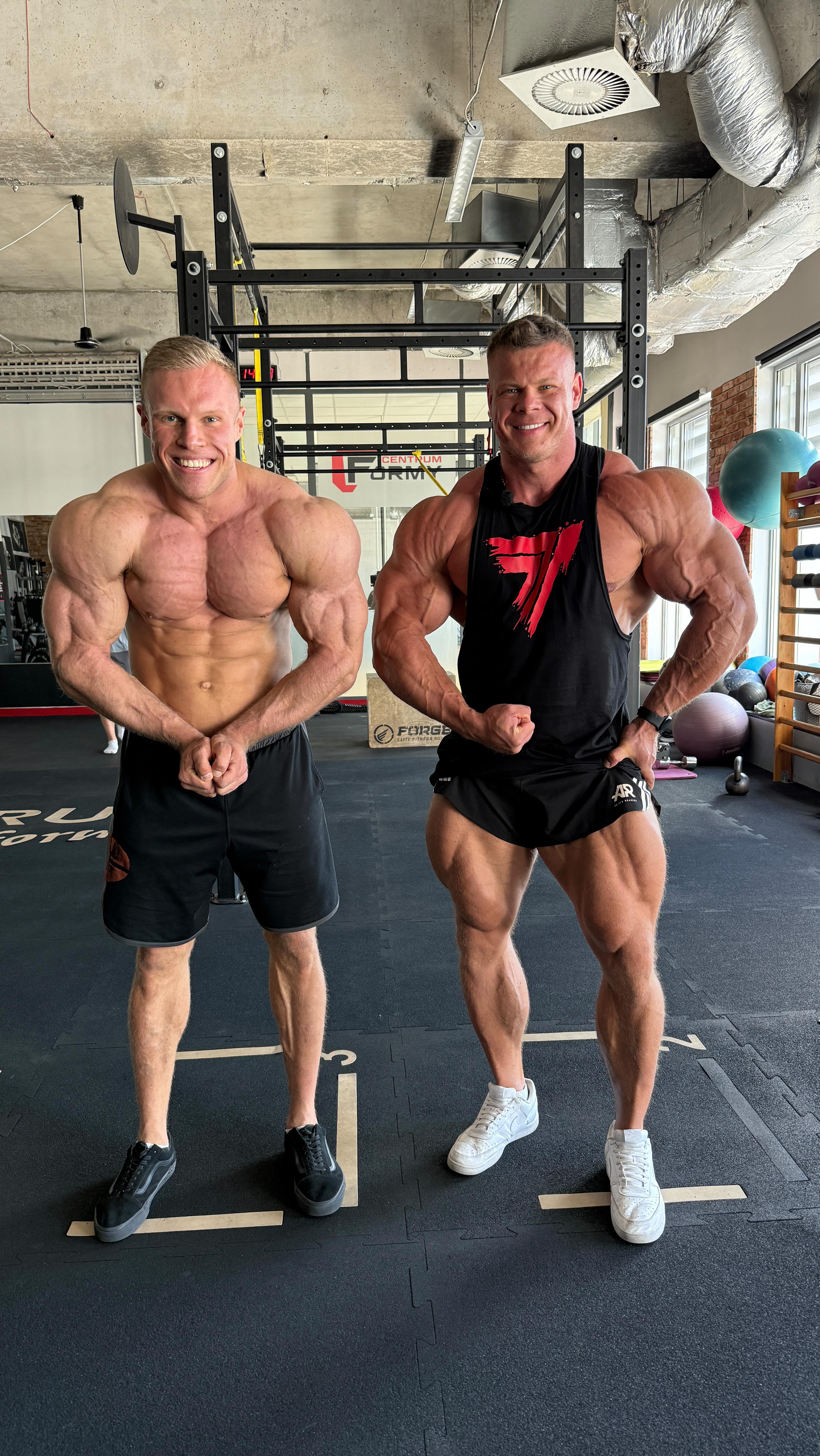 Instagram post by @saiyan_fitness_freak for Trec Nutrition. Caption reads: Kolejny odcinek z serii SAIYAN HEAVY WEIGHT już na....