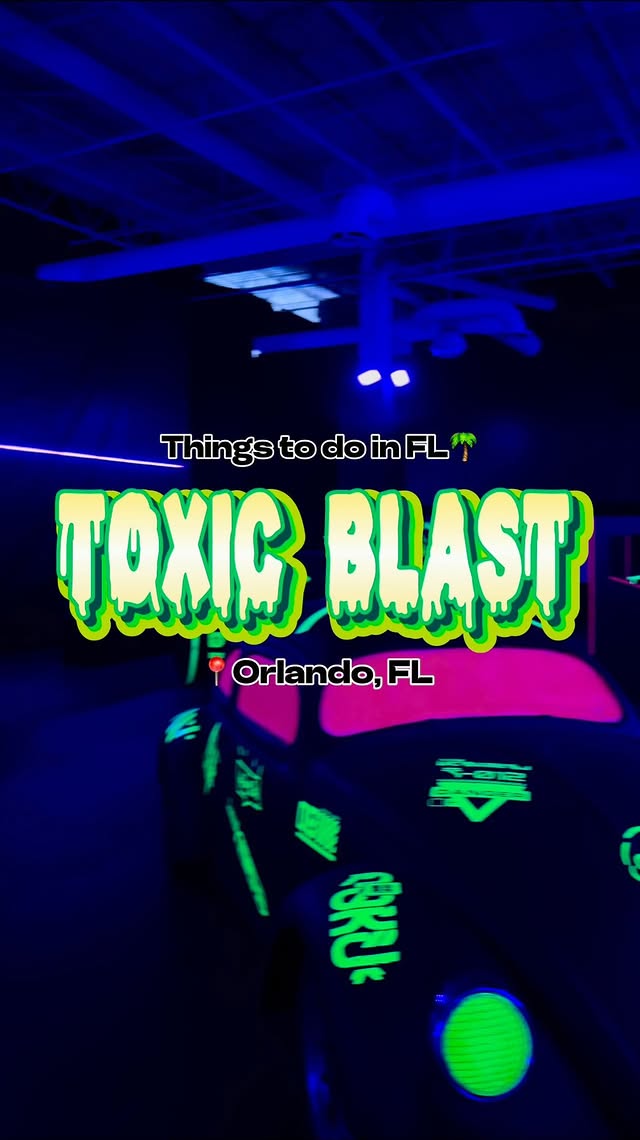 Instagram post by @life_withkaymarie for Dezerland Park Orlando. Caption reads: [...] Dr, Orlando, FL 32819 #dezerlandparkorlando....