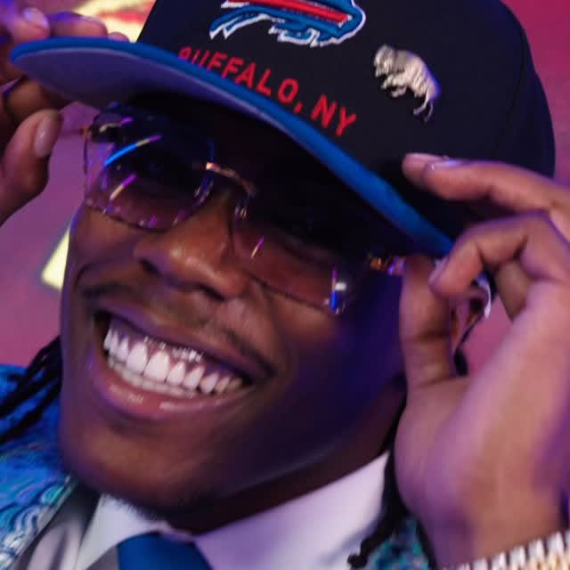 Instagram post by @mhairston22 for Panini America. Caption reads: He brought the immaculate vibes to the green room....