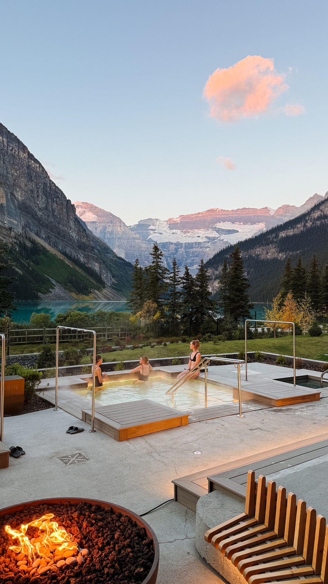 Instagram post by @samanthalreid for Travel Alberta. Caption reads: Needing to reconnect with yourself and have a....