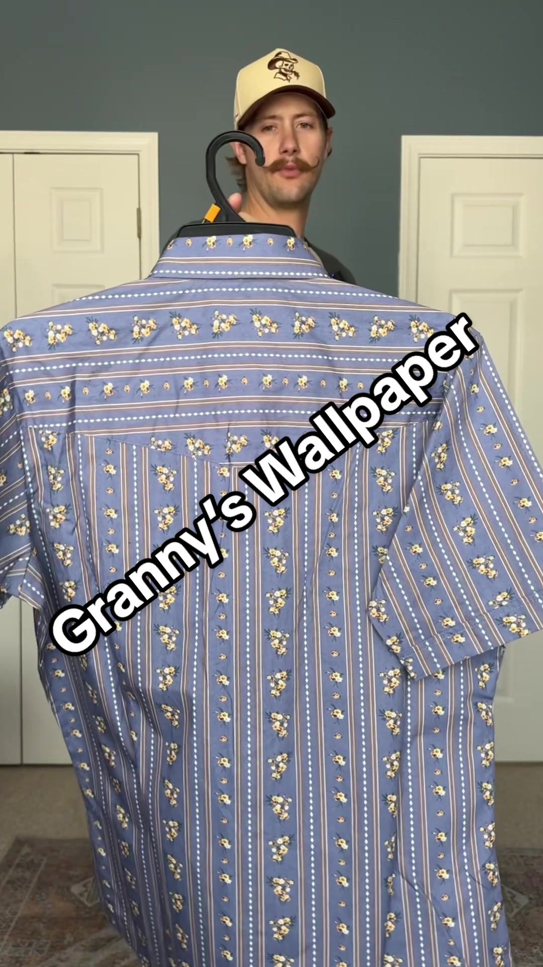 TikTok post by @codycowboymoseley for Ely Cattleman. Caption reads: I love the print on this @Ely Cattleman LONG....