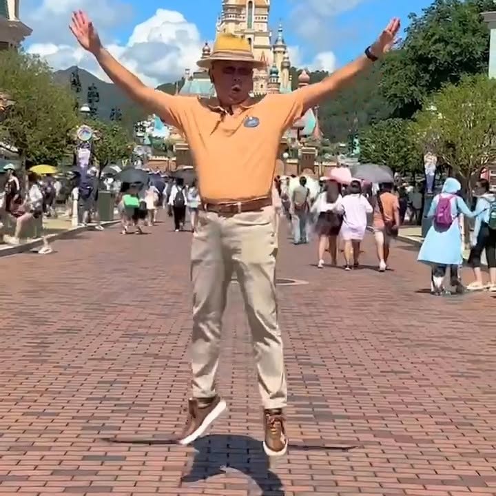 Instagram post by @hkdlambassador for Disney Parks. Caption reads: From 2005 to 2025, Sammy is a legacy at....