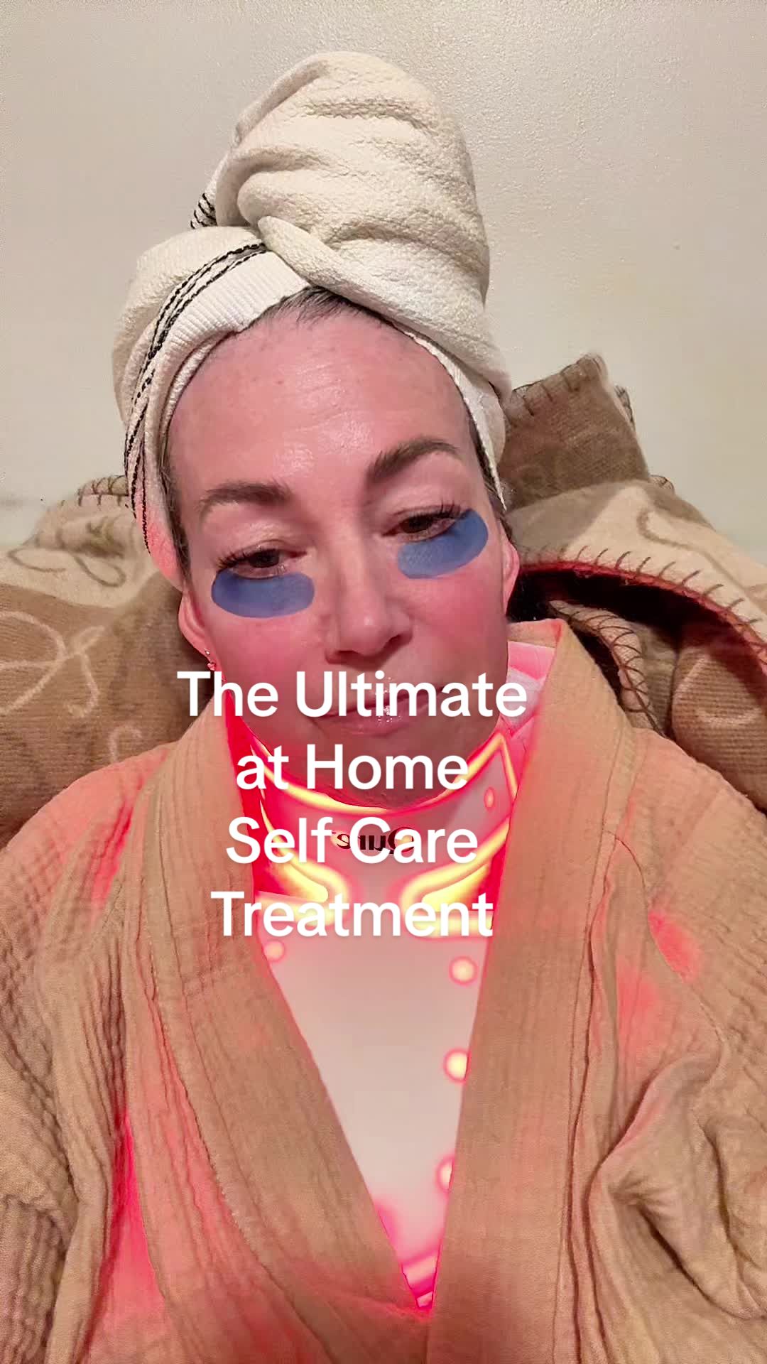 TikTok post by @aestheticaleestyled for Qure Skincare. Caption reads: @Qure Skincare  The perfect self care combination....
