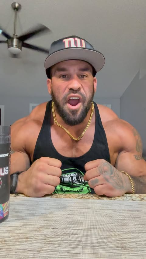 Instagram post by @_kingtolo_ for ENHANCED Labs. Caption reads: [...] you, the supplement you can find on....