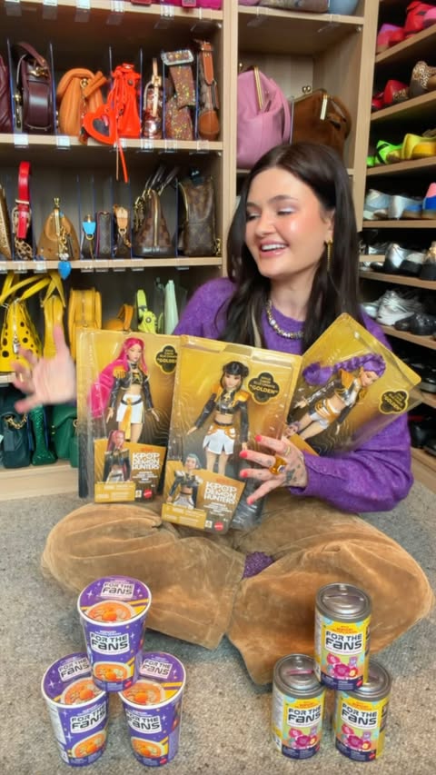 Instagram post by @samtodd for Netflix Australia & NZ. Caption reads: AD | PSA fellow doll collectors & blind box....