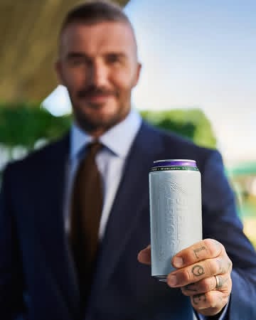 Instagram post by @agassi for Stella Artois. Caption reads: @davidbeckham @mariasharapova okay so you both got....