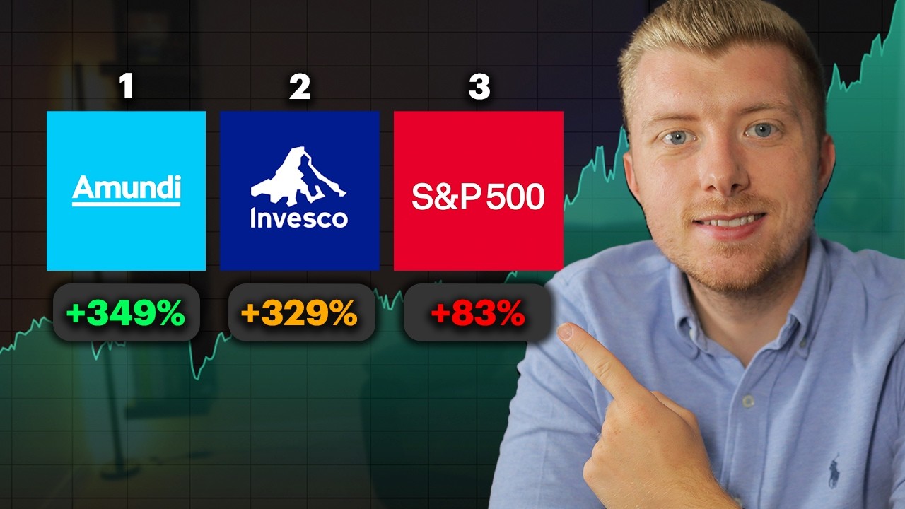 YouTube post by @MitchShoesmith for Trading 212. Caption reads: These ETFs Have The Best Returns… Here’s What No....