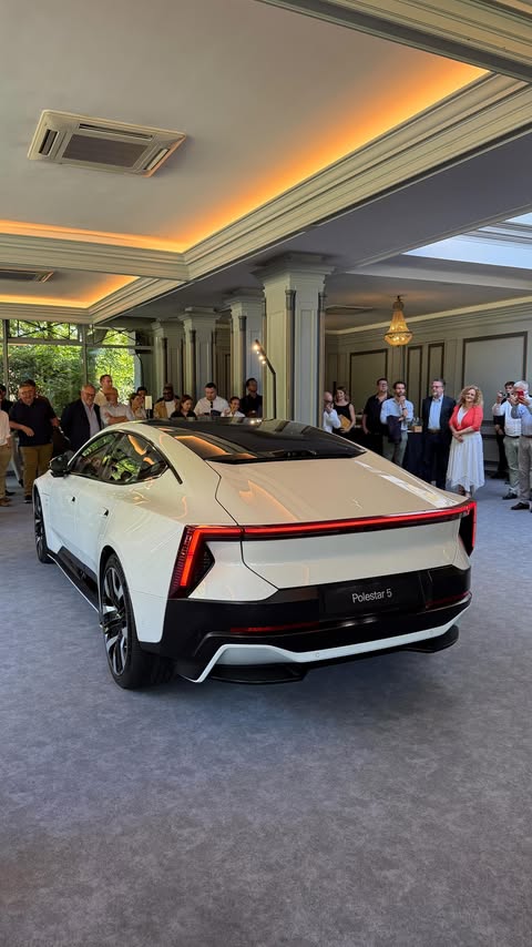 Instagram post by @antoine_grdan for Polestar. Caption reads: @polestarcars #collaborationcommerciale.