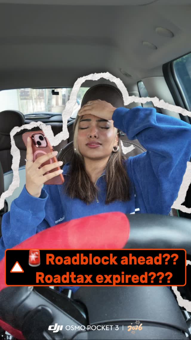 Instagram post by @shivaaniramesh for BJAK. Caption reads: [...] era when roadtax is already digital…....