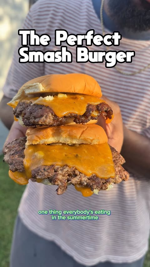Instagram post by @marvedtv for Cascade. Caption reads: #CascadePartner Smash burgers are easily the BEST....