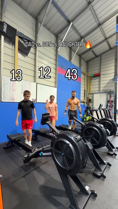 Instagram post by @family.barbell.club for Merach. Caption reads: @merachfit -8% Code: FamilyTime We put the [...].