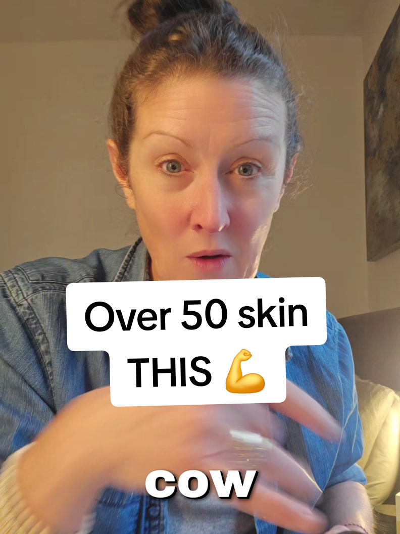 TikTok post by @genxsuze for Fat Cow Skincare. Caption reads: [...] onto your face like me, then @Fat Cow....