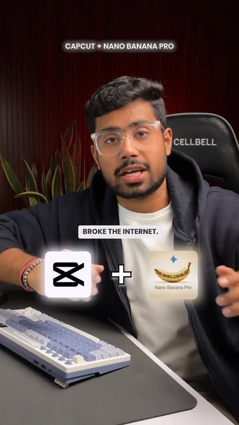 Instagram post by @thealakhdesignrr for CapCut. Caption reads: CapCut Pro 👑
Create AI images, posters,....