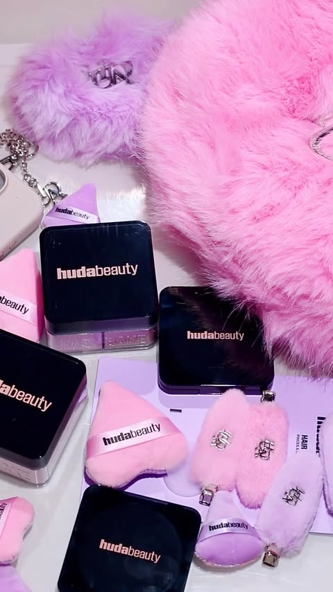 Instagram post by @mahnoor_malik17 for HUDA BEAUTY. Caption reads: Unbox @hudabeauty x @iamcardib Snatched Collection....