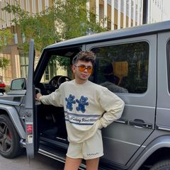 Instagram post by @jonelceramejia for The Mayfair Group. Caption reads: [...] another 🥹 • • • • • Love the fit?....
