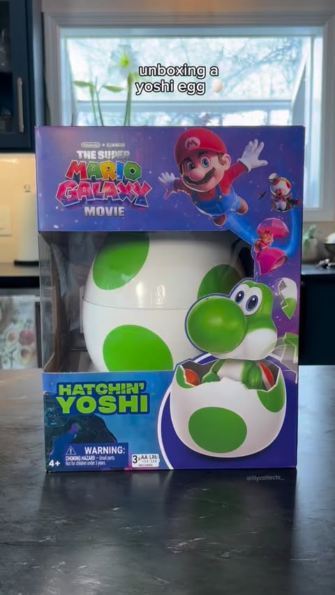Instagram post by @lilycollects_ for Spin Master. Caption reads: [...] the @supermariomovie ⭐️🍄💚 thank you....