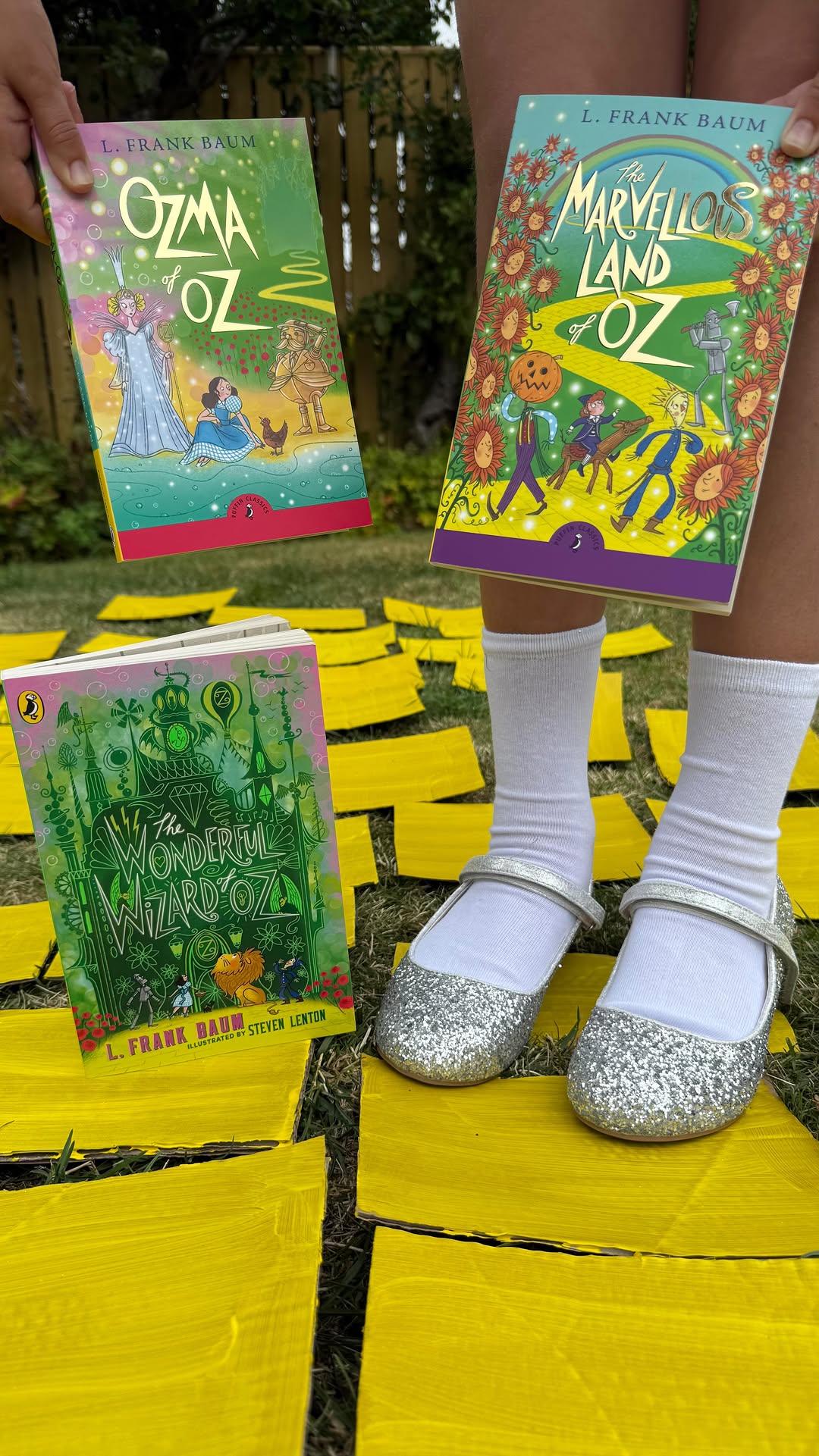 Instagram post by @steven_lenton for Puffin Books. Caption reads: ✨🌈 We’re totally over the rainbow to reveal these....