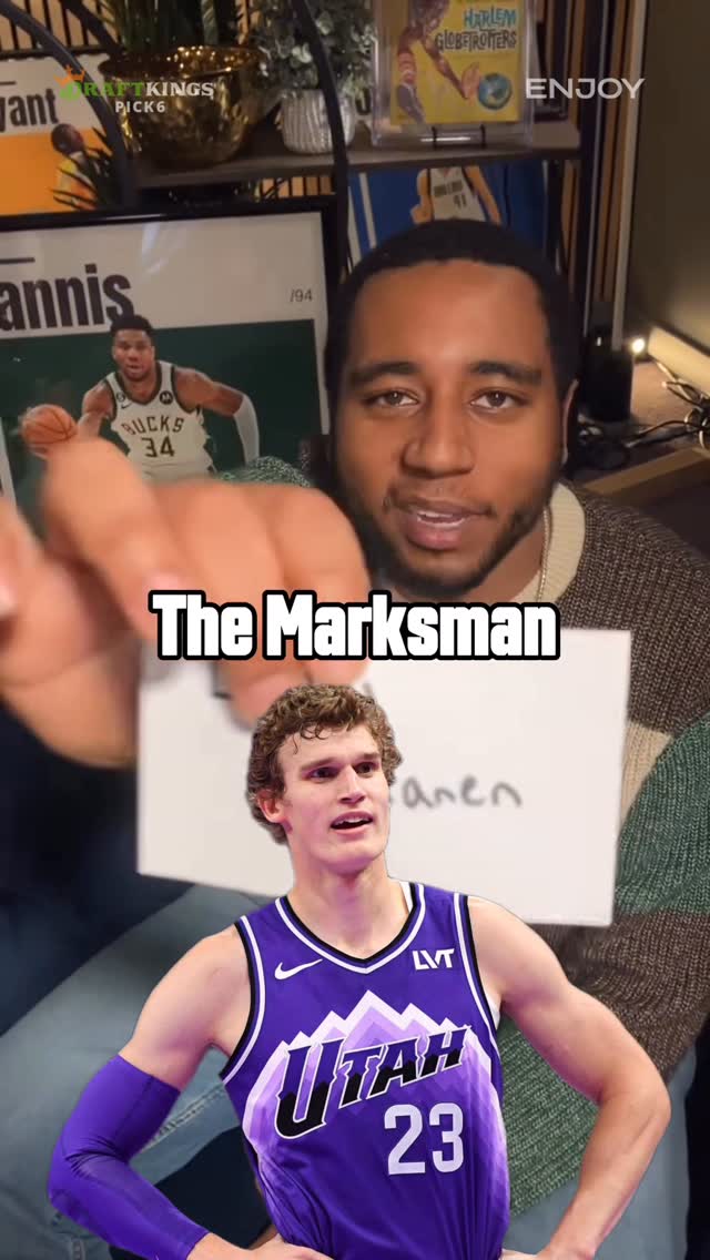 Instagram post by @enjoybball for DraftKings. Caption reads: The @enjoybball crew cooked up a pick set for....