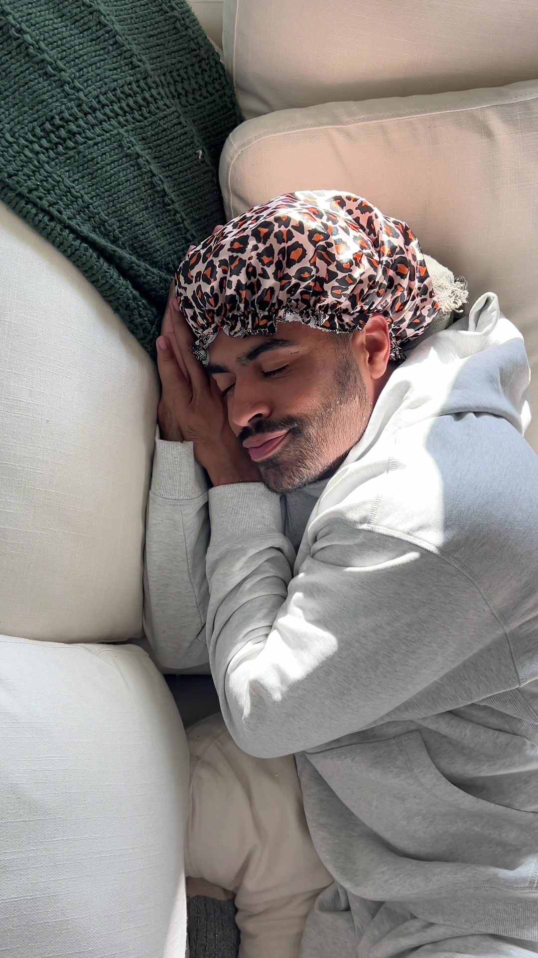 TikTok post by @justin_glaze for Natural Vitality. Caption reads: [...] ✅ Excited to be partnering with @Natural....