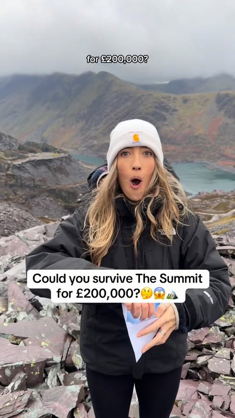 Instagram post by @beckysbazaar for ITV. Caption reads: [...] The Summit?!🤔. Now available to watch on....
