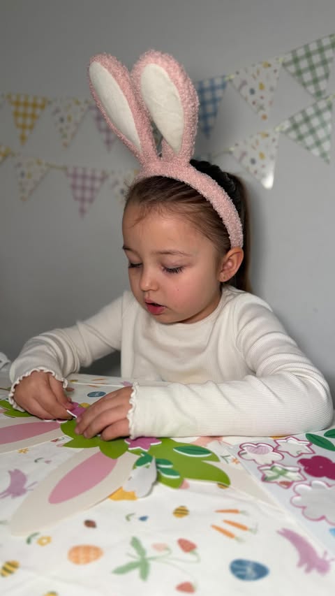 Instagram post by @lifewiththemckails for Baker Ross. Caption reads: Keep the kids busy this Easter with fun @bakerross....