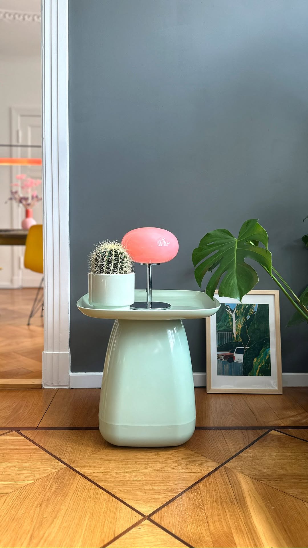 Instagram post by @interiorfun.berlin for Residence Supply. Caption reads: [...] Table and Meliora Table Lamp from....