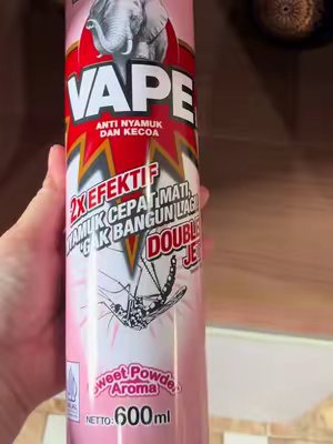 TikTok post by @rika.nurmaya30 for Fumakilla. Caption reads: aku selalu stok Fumakilla Antinyamuk Aerosol....