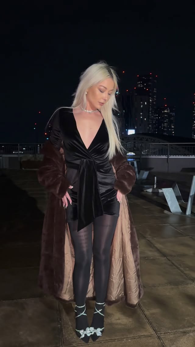 Instagram post by @jaydebxox for Femme Luxe. Caption reads: Just stepped out ✨ @femmeluxefinery Thank you....