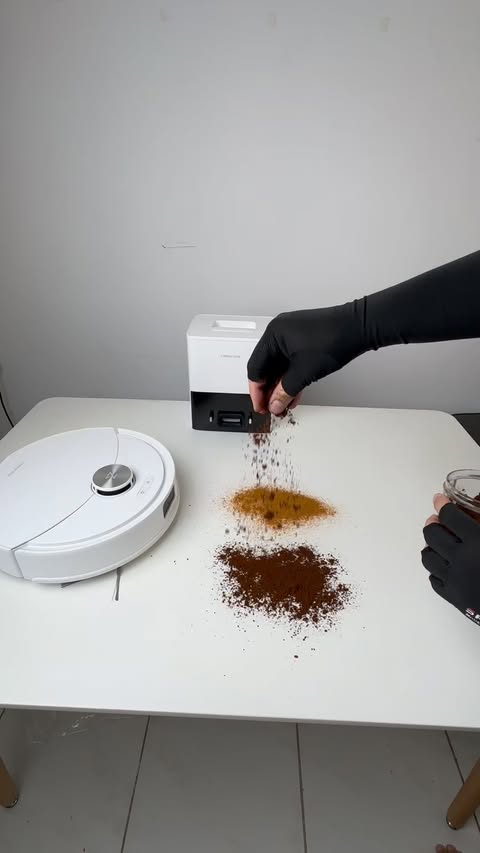 Instagram post by @ghoul.arena for Roborock. Caption reads: Roborock Q10 VF+ Smart Robot Vacuum. 
from....