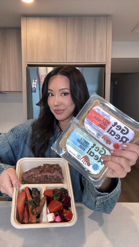 Instagram post by @ashyi for Chewy. Caption reads: [...] maybe even better 😆  Try Get Real from....