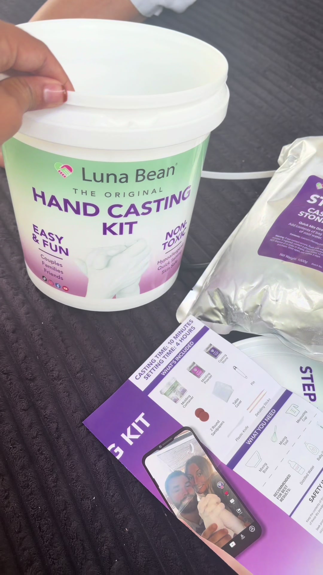 TikTok post by @dianaa.c.r for Luna Bean. Caption reads: @Luna Bean @Luna Bean Casting [...].