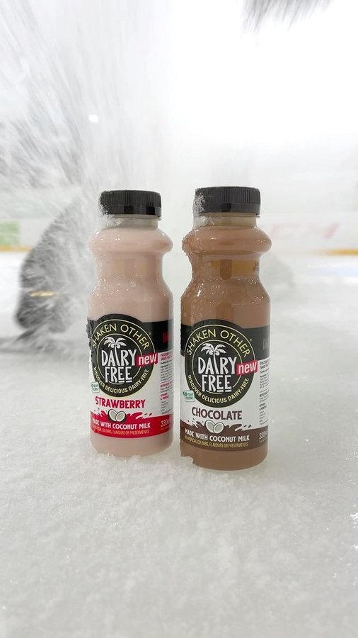 Instagram post by @hamishgaman for Shaken Udder. Caption reads: ad. It feels so good to be back on the ice doing....