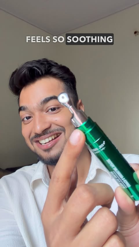 Instagram post by @abhisinghsekhwat for Dr Sheths. Caption reads: [...] applicator = super refreshing #ad #DrSheths....