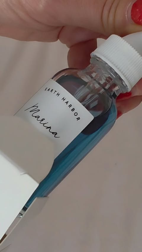 Instagram post by @taviben.kitchen for Earth Harbor. Caption reads: [...] energy. Clean. Vegan. Sea-powered. 💧....