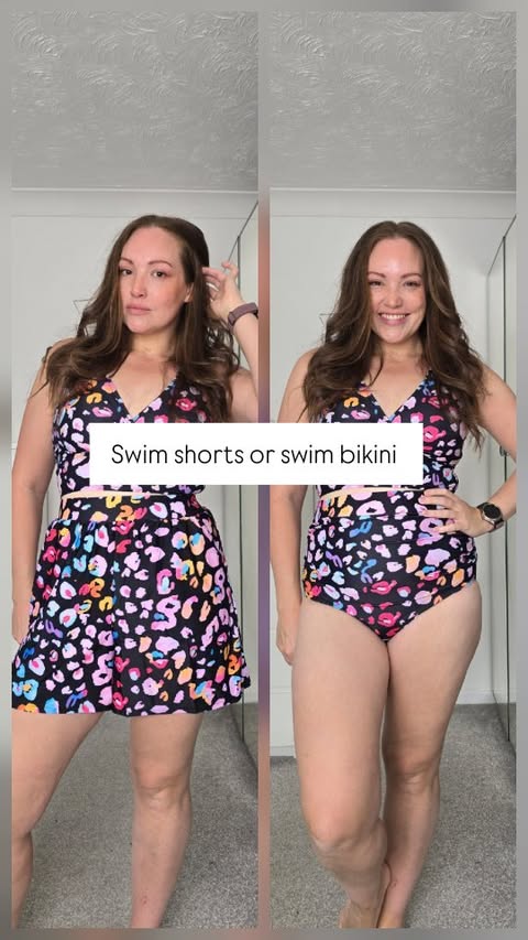 Instagram post by @samantha_ava_grace for BloomChic. Caption reads: [...] this summer! It's your body! Swim set....